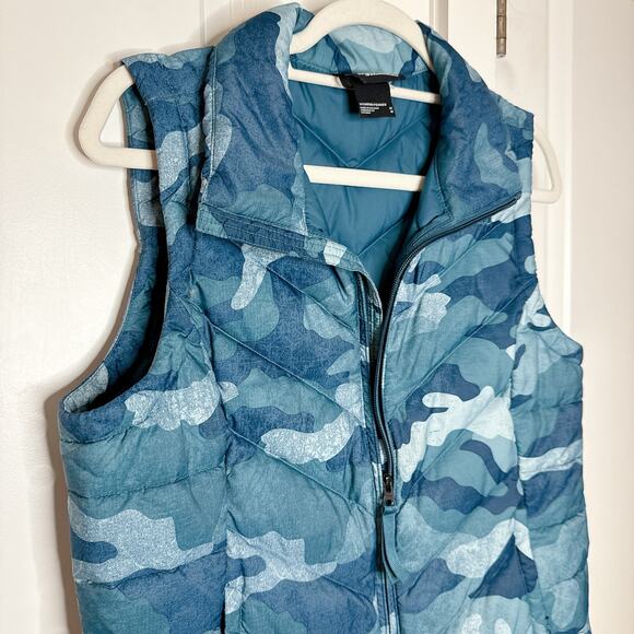 THE NORTH FACE Alpz 2.0 Down Puffer Vest Mallard Blue Camouflage | Medium - Picture 4 of 13